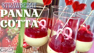 STRAWBERRY PANNA COTTA [upl. by Trust]