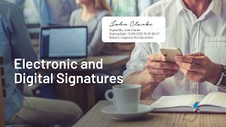 Electronic and digital signatures explained Types differences uses AscertiaOn [upl. by Anaele]