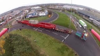 Didcot Power Station 600 Tonne Transformer Oversize Load [upl. by Millard]