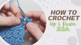 Learn to Crochet Up amp Down Stitch Tutorial [upl. by O'Neill714]