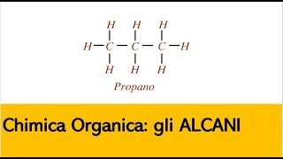 CHIMICA ORGANICA GLI ALCANI [upl. by Aissej]