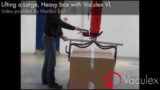 Vacuum Lifting large heavy carton [upl. by Forsyth]