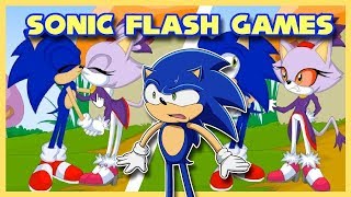 100K SPECIAL SONIC FLASH GAMES WITH CAM [upl. by Ynamreg743]