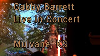 Gabby Barrett in Concert at Mulvane KS 2024 [upl. by Zorine169]