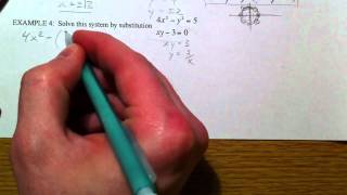 Solve Quadratic Systems Conic sections intersections [upl. by Nauqel]