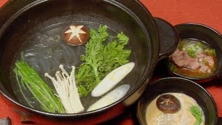 How to Make ShabuShabu and EggDrop Zosui Beef Hot Pot and Porridge Recipe  Cooking with Dog [upl. by Trebliw]