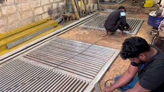 Sliding gate work Chand welding workshop Kabaka [upl. by Arah116]