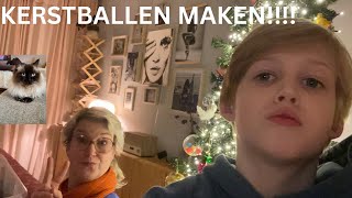 KERSTBALLEN MAKEN 🎅 Kerst Vlog 1  De Avonturen Van Kees amp Buddys [upl. by Noorah]