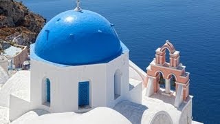 quotGrèce les Cyclades Santorin village et site Minoen de Akrotiri [upl. by Glanti]