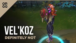 League of Legends Definitely Not Vel’Koz OPGG Skin Review [upl. by Adyam932]