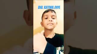 Bal katwa diye Heavy siren kartik minivlog hairstyle [upl. by Melborn]