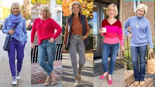 Winter amp Summer Outfits Style For Older Womens Over 506070  Casual Best Outfits Fashion 2024 [upl. by Frank223]