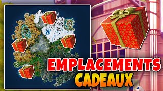 Où Trouver les CADEAUX Anniversaire Fortnite  Tous les Emplacements Cadeaux [upl. by Kester]