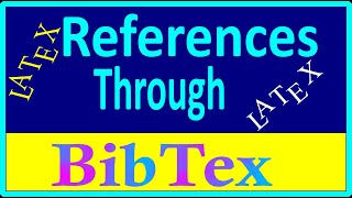 Generating list of references through BibTex in Latex [upl. by Coates]