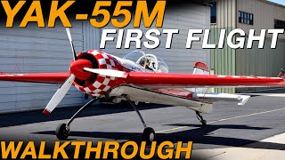 THE BEST First Flight EVER in the NEW Yakovlev Yak55M [upl. by Elroy]