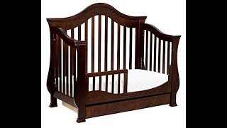 Million Dollar Baby Classic Ashbury 4in1 Convertible Crib with Toddler Bed Conversion Kit [upl. by Siesser364]