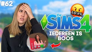 IEDEREEN heeft RUZIE amp ZIJ LOPEN WEG VAN HUIS  De Sims 4  Deel 62 [upl. by Sebastian]