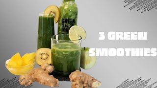 3 Easy Smoothies For Quick Weightloss amp Detox [upl. by Spevek]