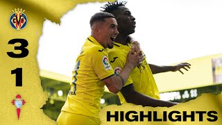 Highlights Villarreal CF 31 RC Celta de Vigo [upl. by Oech]