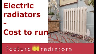 Electric radiator cost to run [upl. by Airalednac]