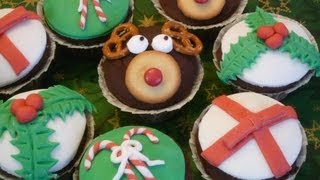 Weihnachts Cupcakes Christmas Cupcakes [upl. by Aehtna]