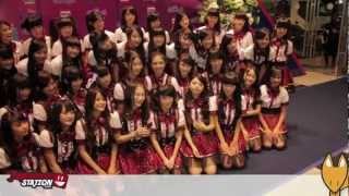 JKT48  DahSyat Awards  Interview with BebyDhike Ve Team J amp Cindvia Vienny Rona Trainee [upl. by Nylaehs]