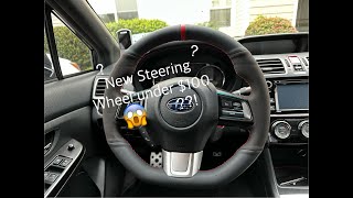 DIY Steering Wheel Cover East Detailing Kit WRX [upl. by Nashner]