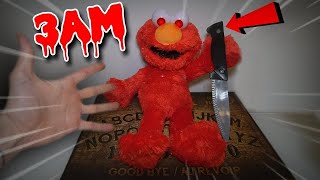 DO NOT PUT HAUNTED ELMO DOLL ON THE OUIJA BOARD AT 3AM PO [upl. by Wenz]