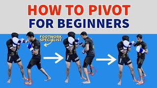 Beginner Pivoting Techniques to Improve Your Footwork in Boxing amp MMA [upl. by Anas]