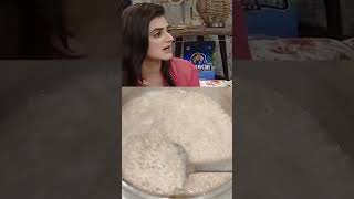 🤔Hira Mani healthy breakfast  How to make daliya shorts​ youtubeshorts​ daliya breakfast [upl. by Ymmat]