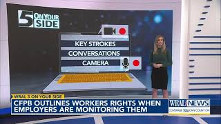 Agency outlines workers rights when employers are monitoring them [upl. by Anailil]