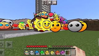 Lobotomy Nextbot Addon  MCPE  Geometry Dash Difficulty Faces [upl. by Terena204]