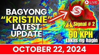 Bagyo Update Today October 22 2024  Low Pressure Area in the Philippines Today Update [upl. by Asiar]