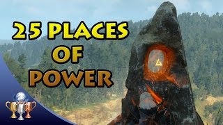 The Witcher 3  ALL Places of Power in White Orchard Velen Novigrad Skellige amp Kaer Morhen [upl. by Filler331]