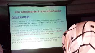 Caloric Test Procedures amp Interpretation Prof Dr Adel Abdel Maksoud 2 [upl. by Averell]