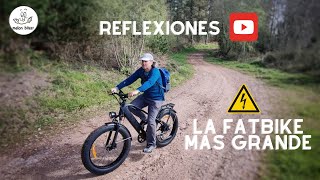 WOWW Enorme FATBIKE Engwe E26 Reflexiones YOUTUBE [upl. by Teodora]