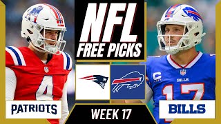 PATRIOTS vs BILLS NFL Picks and Predictions Week 17  NFL Free Picks Today [upl. by Romelda16]