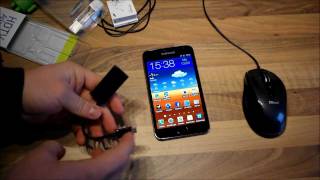 Samsung Galaxy Note HDMI über MHL und USBAdapter [upl. by Akins]