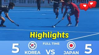 Korea VS Japan Hockey asian Champions Trophy mens 2024 Hockey highlights hockeyhighlights [upl. by Elberfeld]