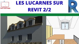 COMMENT RÉALISER LES TOITURES ET LES LUCARNES SUR REVIT 22 [upl. by Belita]