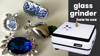 How to use Inland Glass Grinder for Jewelry Soldering Jewelry With Soldering Iron [upl. by Eyahc893]