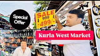 Kurla market  bazar  special for shoes 🥾 [upl. by Anilad]