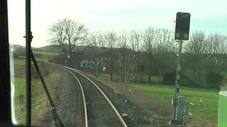 Br 628 Führerstandsmitfahrt hinter der FSTScheibe von Wasserburg Inn nach Grafing Bahnhof 2 [upl. by Utica]