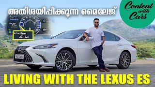 One month with the Lexus ES 300h  Content with cars  Malayalam Review [upl. by Gnehs]