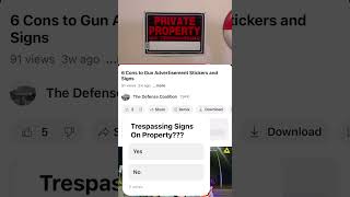 How Important Are Trespassing Signs On Property [upl. by Tisman]