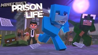 Minecraft PRISON LIFE  SHARKY GETS CAUGHT  w Little Lizard amp Tiny Turtle [upl. by Buddie]