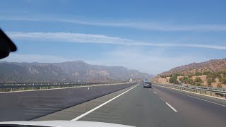 الطريق بين اكادير و مراكش 🌹 Autoroute agadir Merrakech 😍 moroccomarocrouteagadirmerrakech [upl. by Nita]