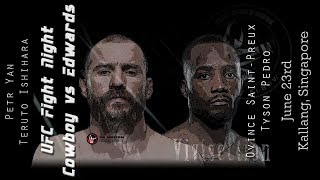 The MMA Vivisection  UFC Singapore Cerrone vs Edwards picks odds amp analysis [upl. by Schaaff]