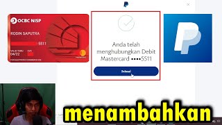 Cara Menambahkan Kartu Debit di PayPal [upl. by Anelad24]