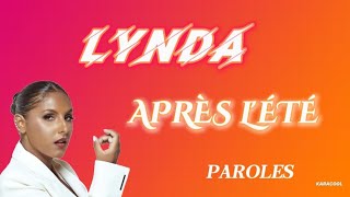 Lynda  Après lété ParolesLyrics [upl. by Aliled]